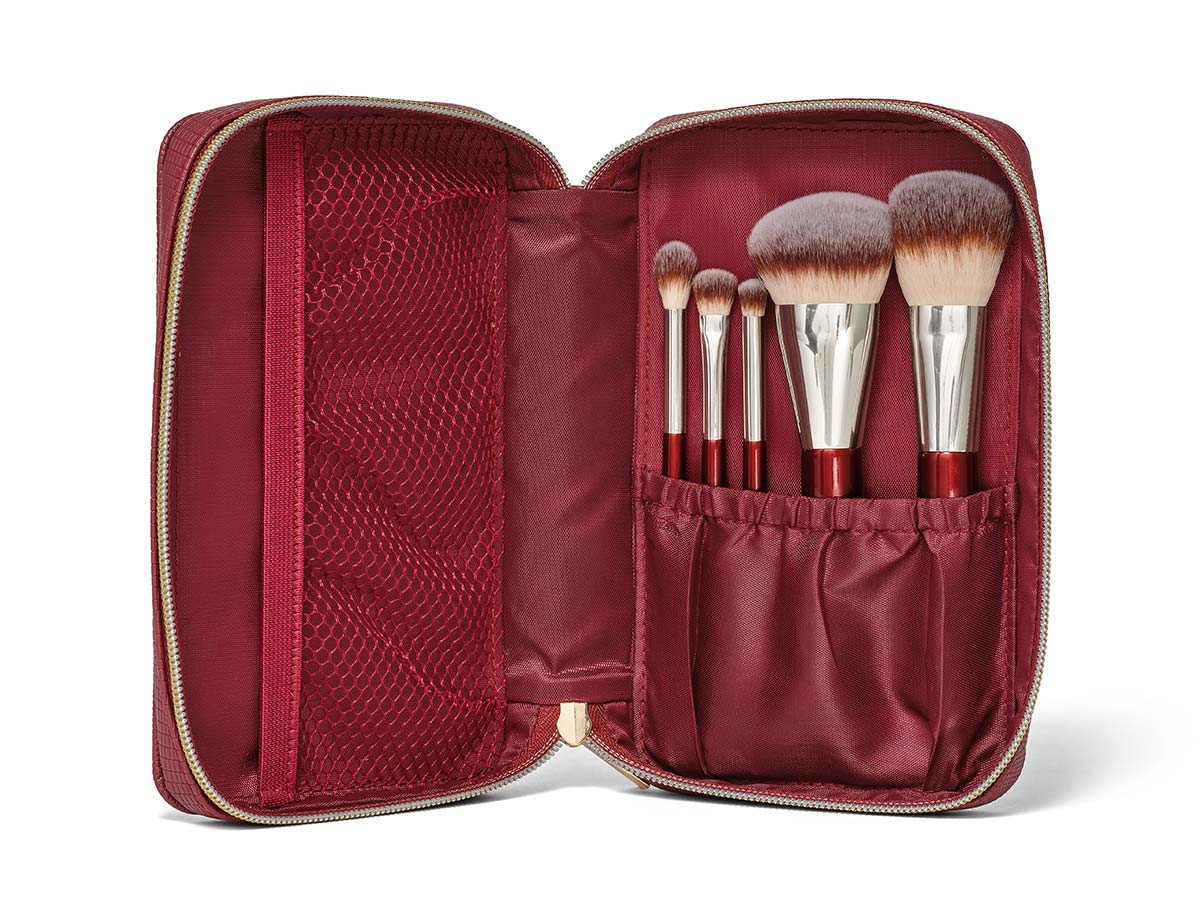 Travel Brush Set with Pouch - Image 3